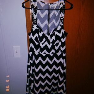 love, Fire Zebra Print Dress